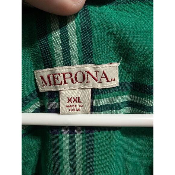 5/25 Merona Plaid Button Down Tartan - Picture 3 of 6